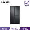 Picture of SAMSUNG SIDE BY SIDE WITH FLEXZONE FRIDGE RS63R5591B4/ME (670L/ BLACK)