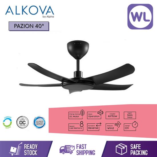 Picture of ALKOVA CEILING FAN PAZION 40 BLK