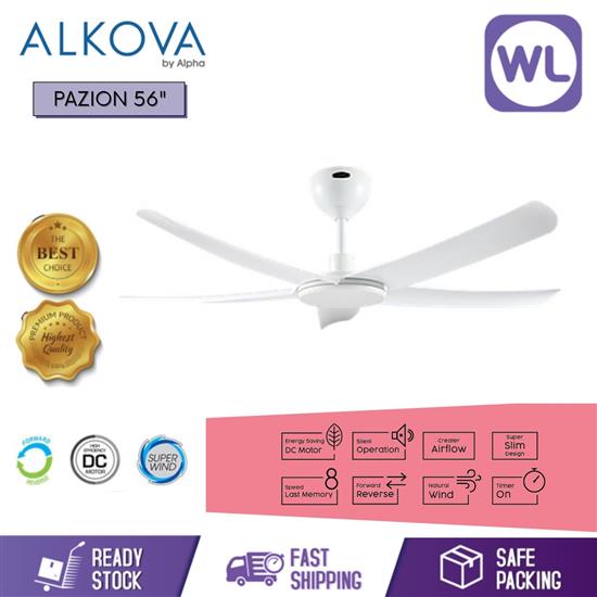 Picture of ALKOVA CEILING FAN PAZION 56 WHT