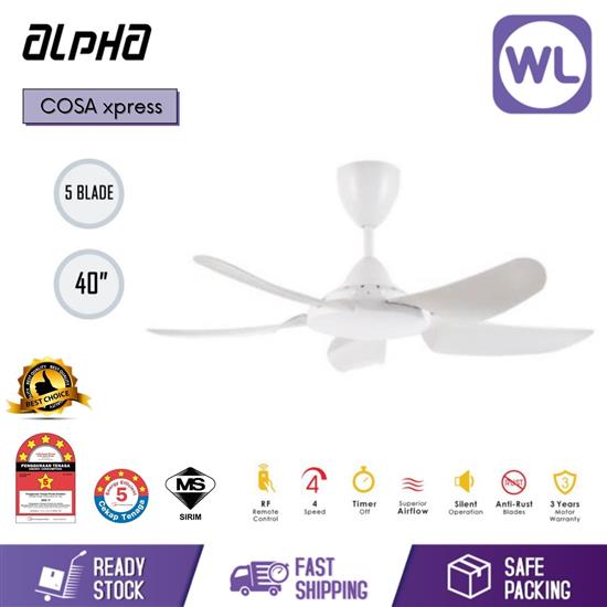 Picture of ALPHA CEILING FAN COSA XPRESS 40" WHT