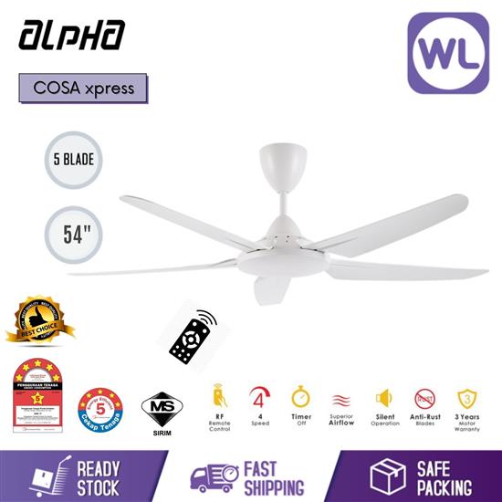 Picture of ALPHA CEILING FAN COSA XPRESS 54" WHT