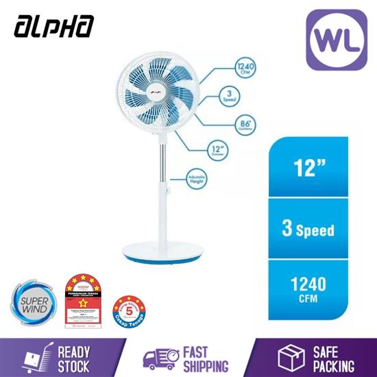 Picture of ALPHA STAND FAN VONA STF/12AC (BLUE)