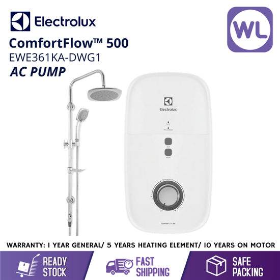 Picture of ELECTROLUX HOME SHOWER EWE361KA-DWG1 (AC PUMP/ RAIN/ GREY)