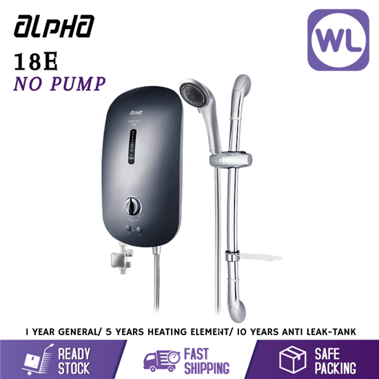 Picture of ALPHA HOME SHOWER SMART 18E (NO PUMP/ METAL BLACK)