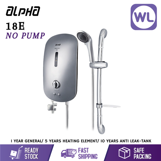 Picture of ALPHA HOME SHOWER SMART 18E (NO PUMP/ SILVER)