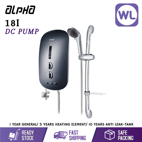 Picture of ALPHA HOME SHOWER SMART 18I (DC PUMP/ METAL BLACK)