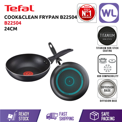 Picture of TEFAL COOKWARE COOK & CLEAN FRYPAN B22504 (24CM)