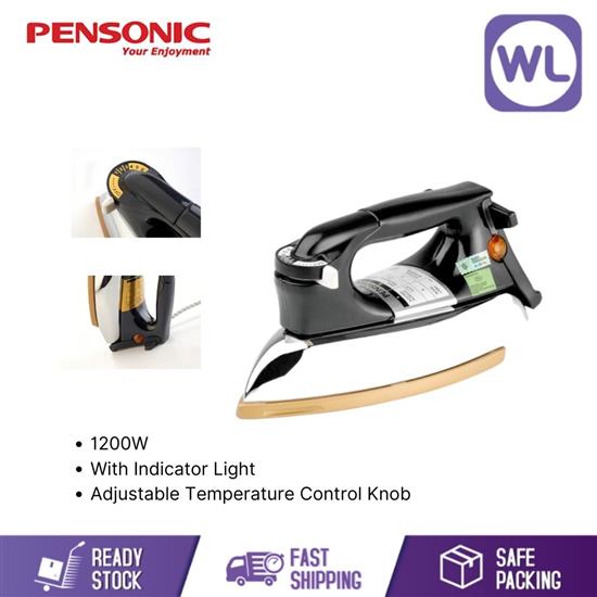 Picture of PENSONIC DRY IRON PI-600 (1200W/ BLACK)