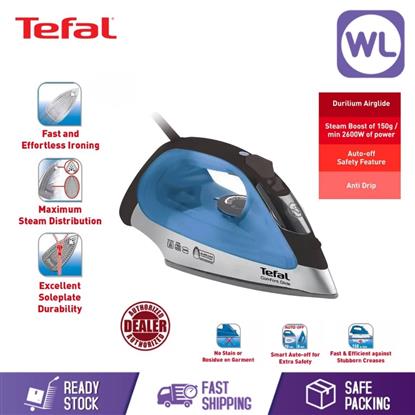 Picture of TEFAL COMFORT GLIDE STEAM IRON FV2681 (2600W/ BLACK BLUE)