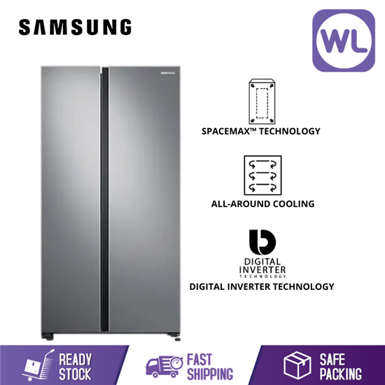 Picture of SAMSUNG SIDE BY SIDE FRIDGE RS62R5031SL (680L/ SILVER)