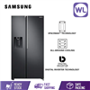 Picture of SAMSUNG SIDE BY SIDE FRIDGE RS64R5101B4 (660L/ BLACK)