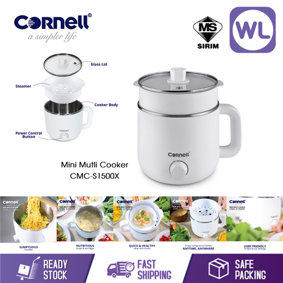 Picture of Online Exclusive | CORNELL MINI MULTI COOKER CMC-S1500X